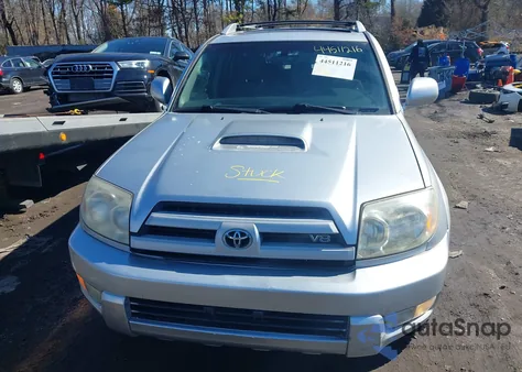 2004 Toyota 4Runner Sr5 Sport V8 из США, поврежденный, VIN JTEBT14R840044411